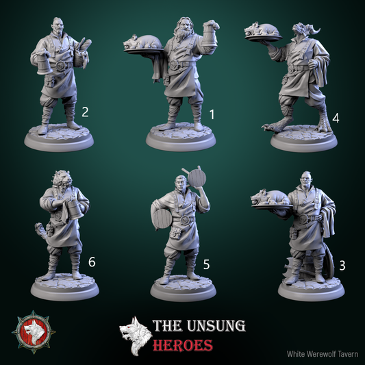 Tavernhands Set | The Unsung Heroes | White Werewolf Tavern
