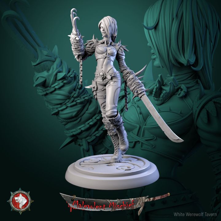 The Crimson Huntress Set | Malevolent Mischief | White Werewolf Tavern