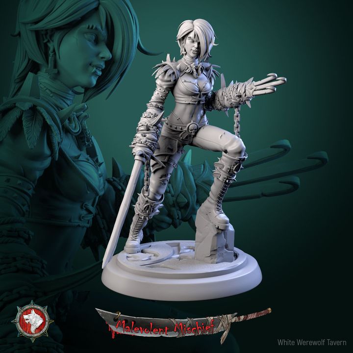 The Crimson Huntress Set | Malevolent Mischief | White Werewolf Tavern