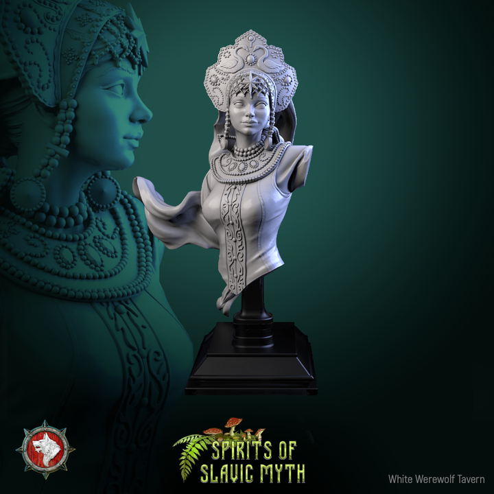 The Swan Princess - Bust | Spirits of Slavic Myth | White Werewolf Tavern
