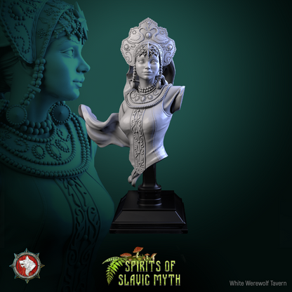 The Swan Princess - Bust | Spirits of Slavic Myth | White Werewolf Tavern