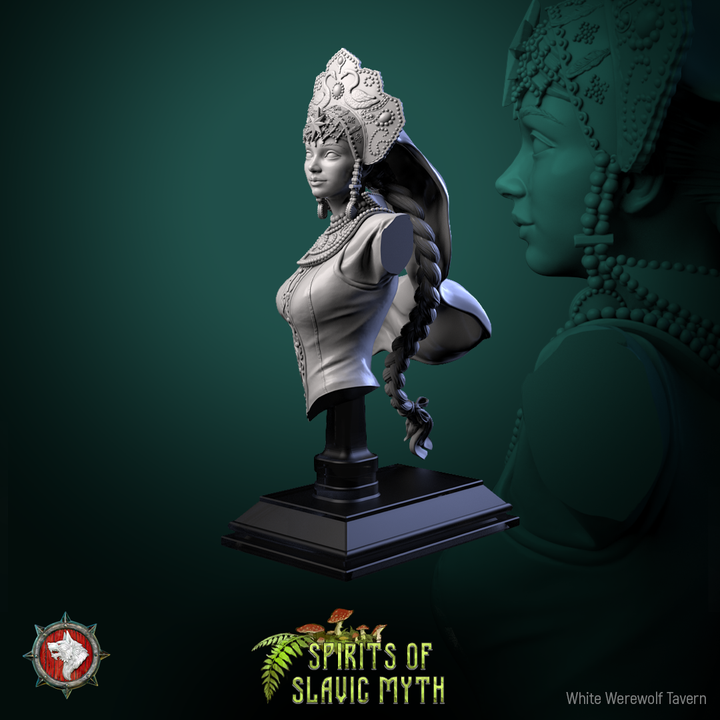 The Swan Princess - Bust | Spirits of Slavic Myth | White Werewolf Tavern