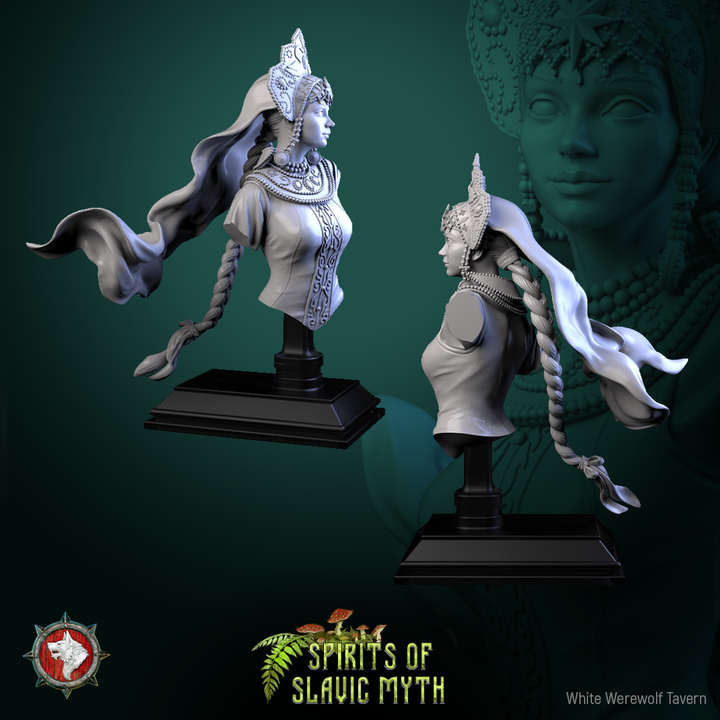The Swan Princess - Bust | Spirits of Slavic Myth | White Werewolf Tavern