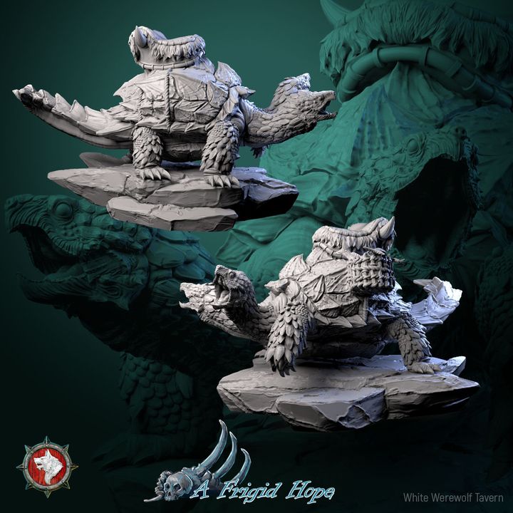 Turtle | A Frigid Hope | 75 mm scaled model | White Werewolf Tavern