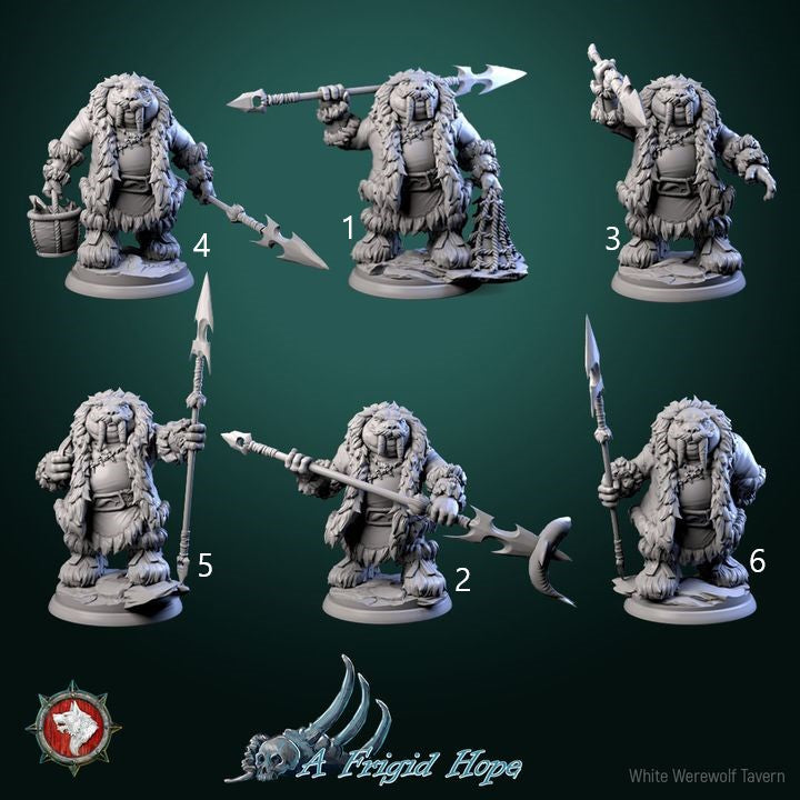 Tuskclaw Hunters Set | A Frigid Hope | White Werewolf Tavern