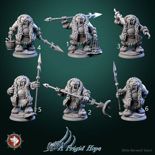 Tuskclaw Hunters Set | A Frigid Hope | White Werewolf Tavern