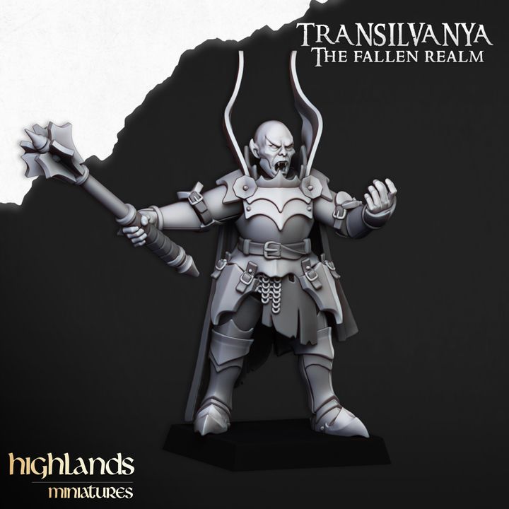 Vampire Lord undead vampire character miniature by Highlands Miniatures