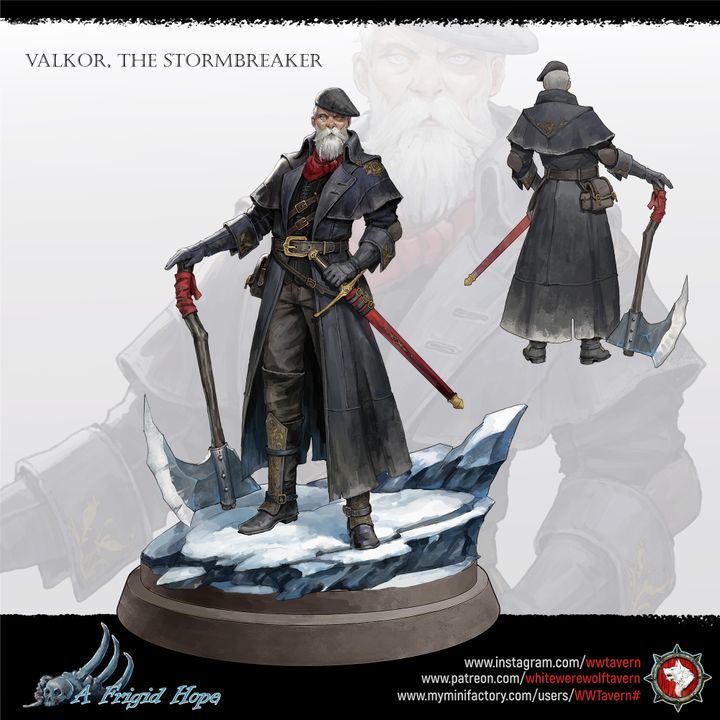 Valkor The Stormbreaker | A Frigid Hope | White Werewolf Tavern