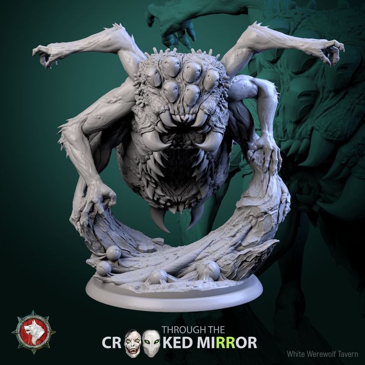 Weaver of Torment | Through the Crooked Mirror | 75 mm scaled model | White Werewolf Tavern