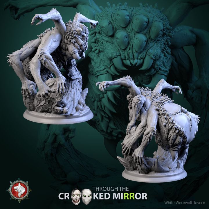 Weaver of Torment | Through the Crooked Mirror | 75 mm scaled model | White Werewolf Tavern