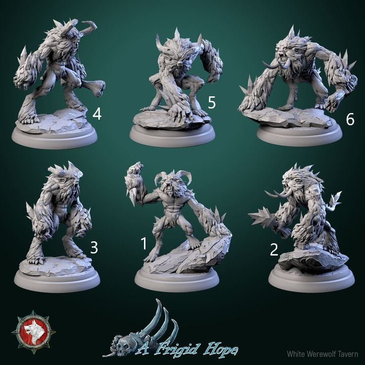 Winterbeasts Set | A Frigid Hope | White Werewolf Tavern