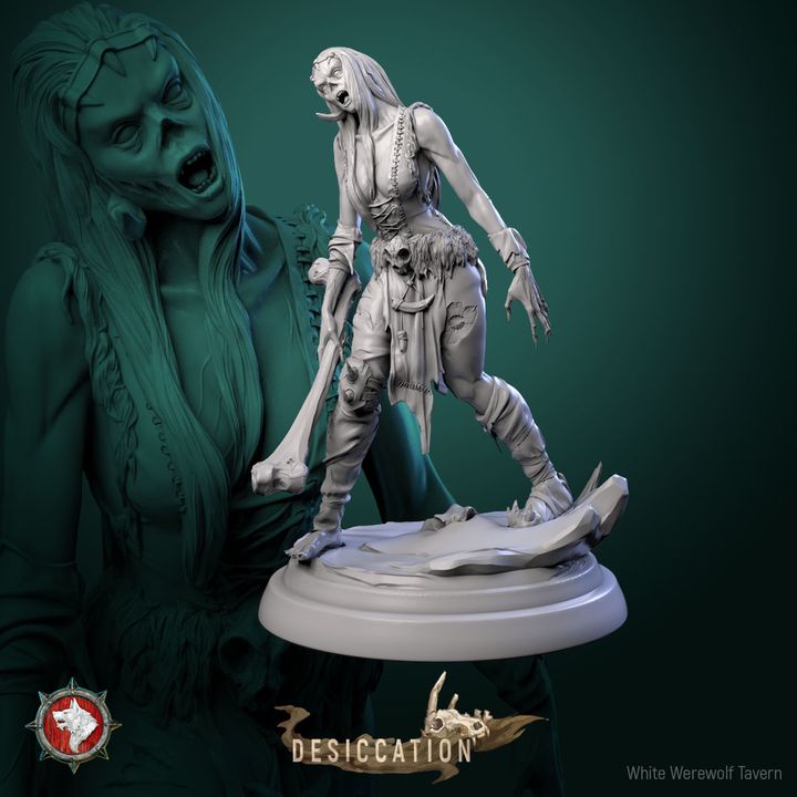 Zombie Barbarians Female Set | Desiccation | White Werewolf Tavern