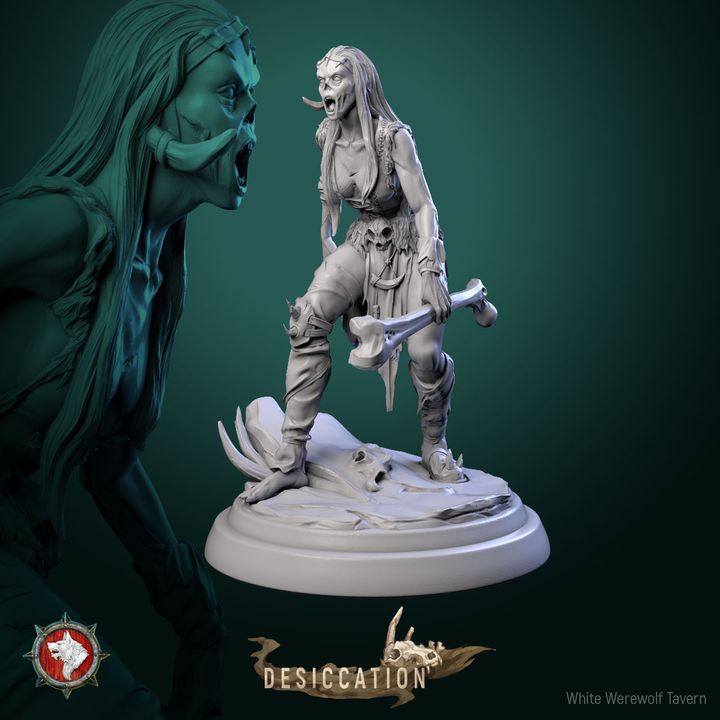 Zombie Barbarians Female Set | Desiccation | White Werewolf Tavern