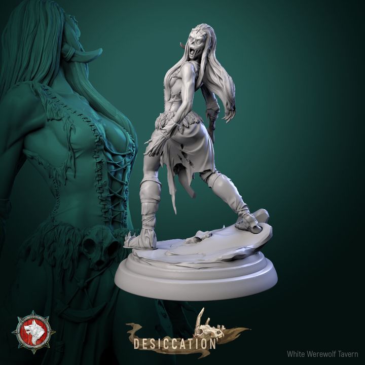 Zombie Barbarians Female Set | Desiccation | White Werewolf Tavern