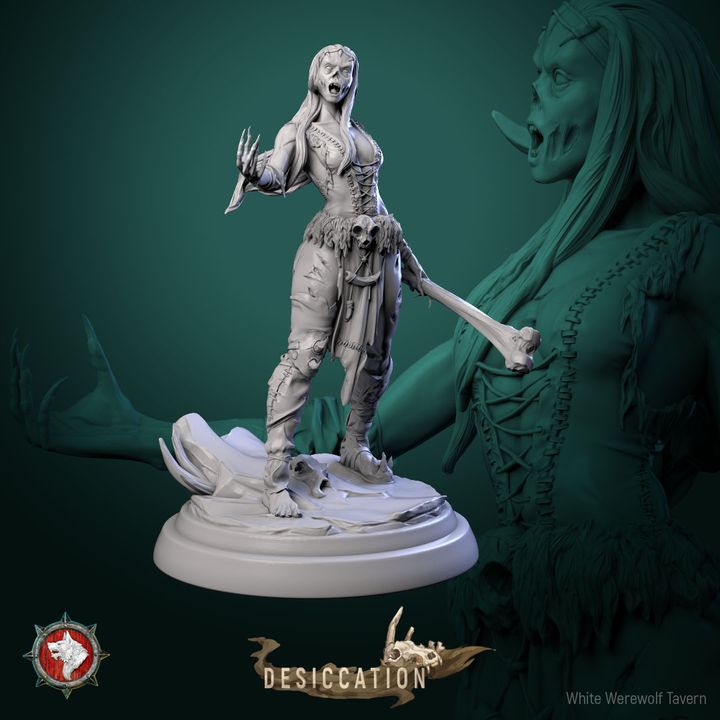 Zombie Barbarians Female Set | Desiccation | White Werewolf Tavern