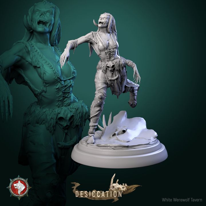 Zombie Barbarians Female Set | Desiccation | White Werewolf Tavern