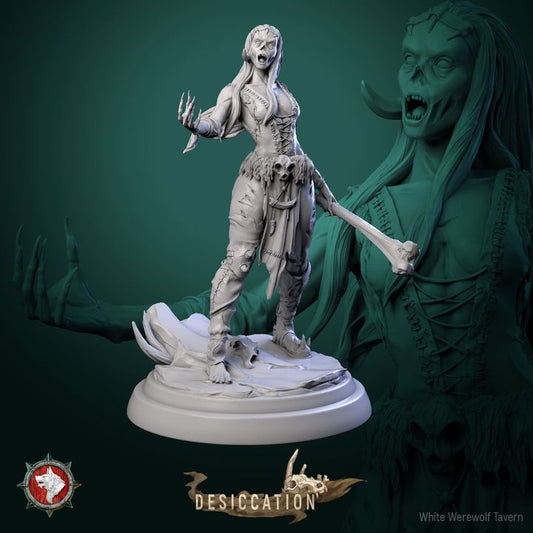 Zombie Barbarian Female | Desiccation | White Werewolf Tavern