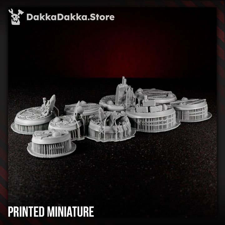 Decorative Bases Set | Steel Union | Dakka Dakka