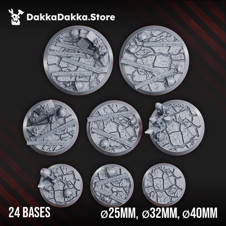 Decorative Bases Set | Steel Union | Dakka Dakka
