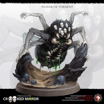 Weaver of Torment | Through the Crooked Mirror | 75 mm scaled model | White Werewolf Tavern