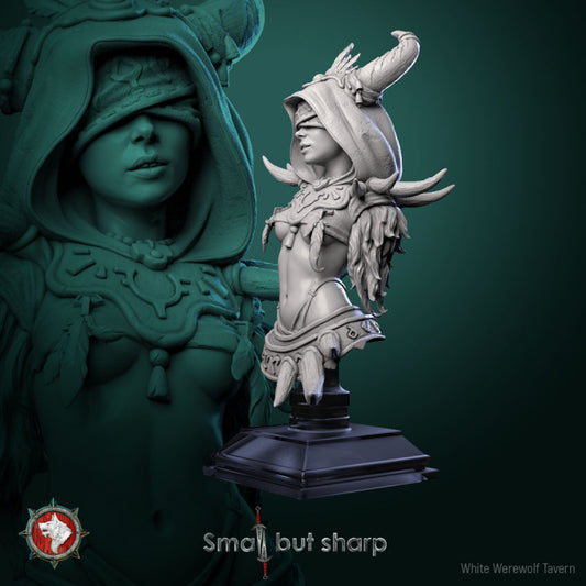 Halfling Sorcerer - Bust | Small But Sharp | White Werewolf Tavern