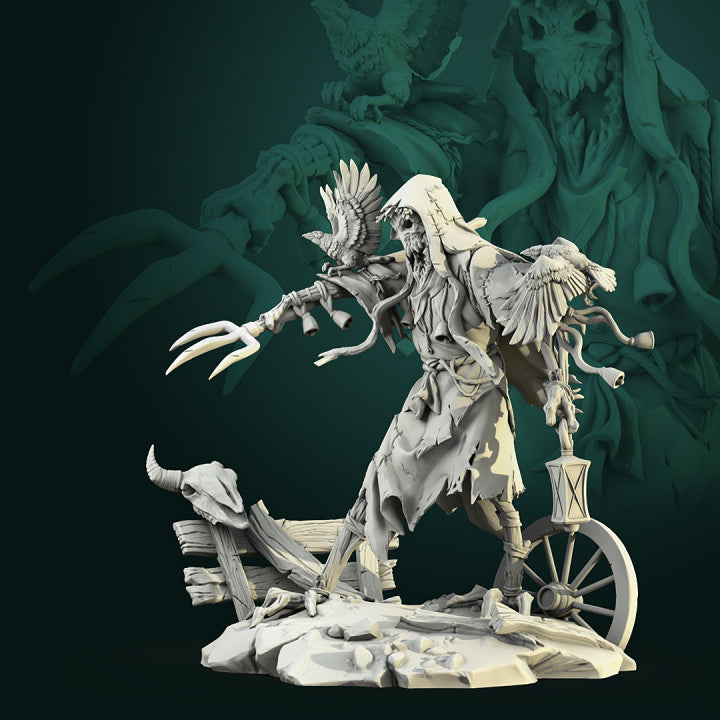 Haunted Scarecrow | Halloween | 75 mm scaled model | White Werewolf Tavern