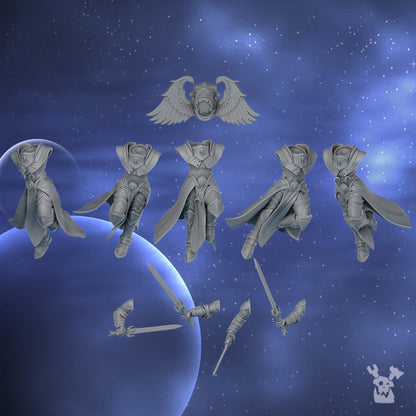 Lunar Angels Squad with Pistols and Swords | Silver Moon Daughters | Dakka Dakka