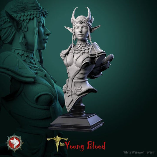 Ysselara Stone Heart - Bust | The Young Blood | White Werewolf Tavern