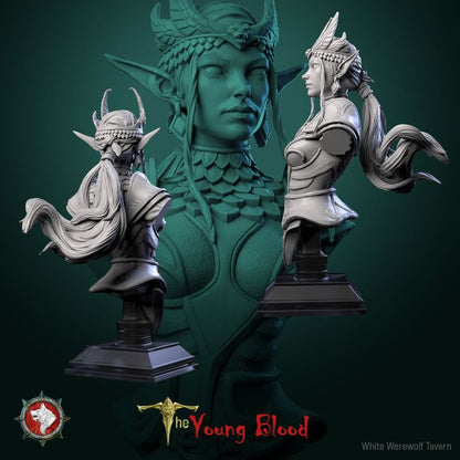 Ysselara Stone Heart - Bust | The Young Blood | White Werewolf Tavern