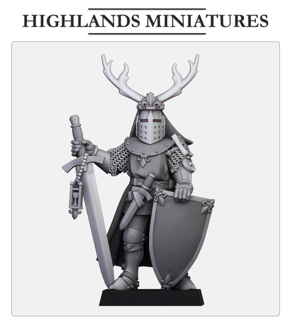 Dismounted Duke | Gallia, the Medieval Kingdom | Highlands Miniatures