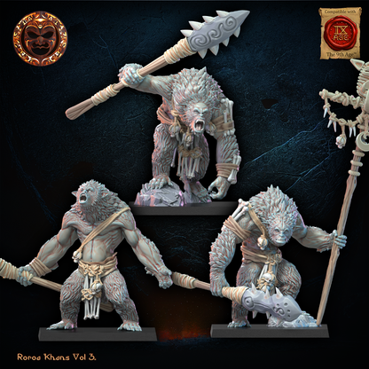 Maero Command Group | Roroa Khans | Lost Kingdom Miniatures