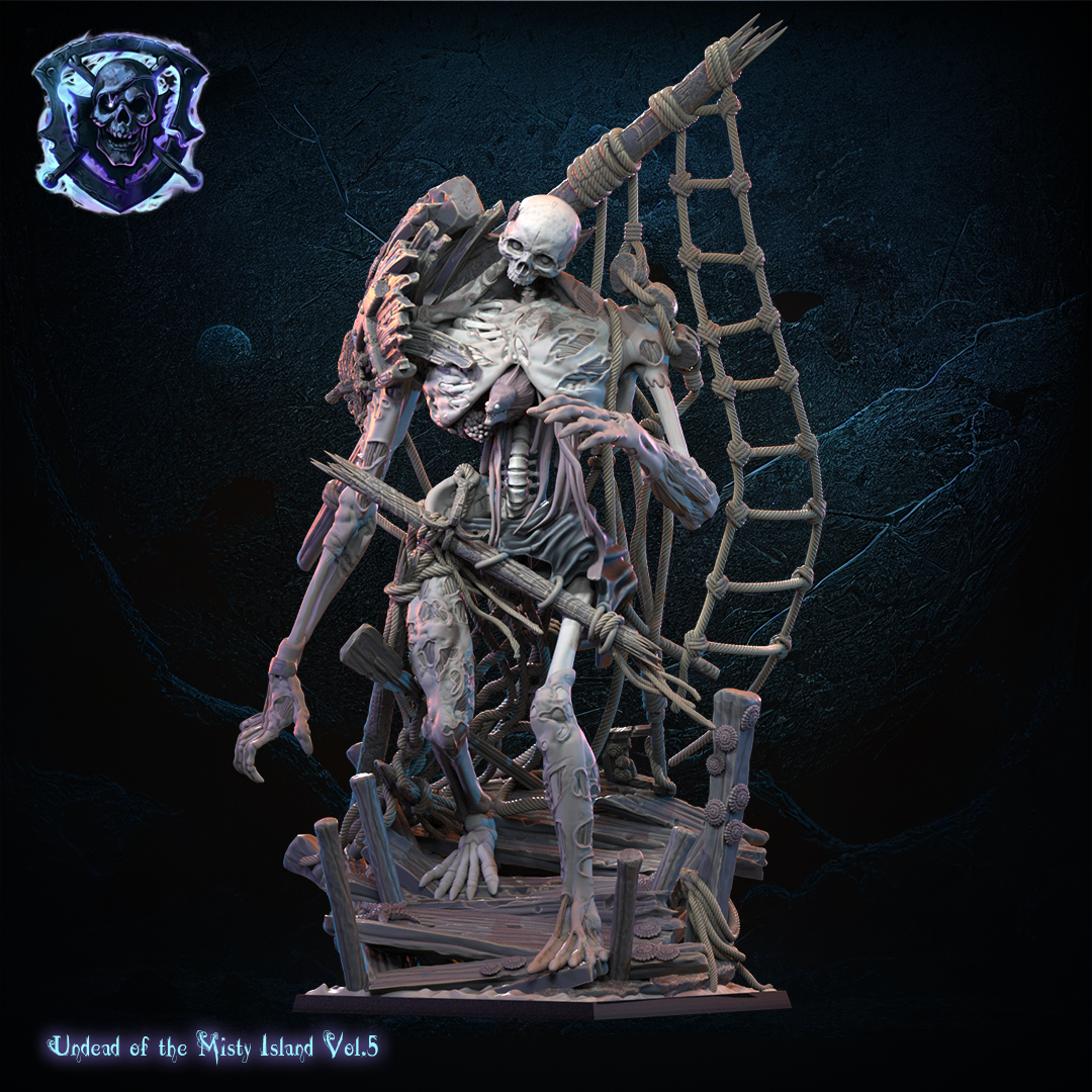 Skeletal Pirate Giant | Undead of Misty Island | Lost Kingdom Miniatures