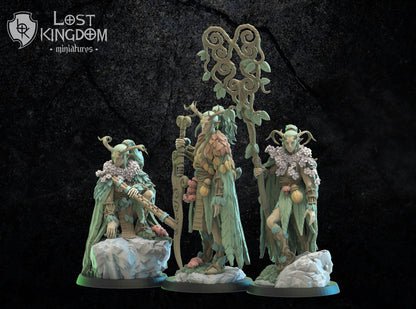 Fumetsu Guard Command Group | Mori / Wood Elves | Lost Kingdom Miniatures