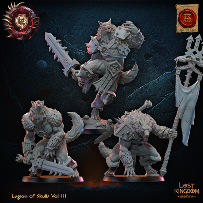 Mooncurse Forsaken Command Group | Legion of Skulls | Lost Kingdom Miniatures