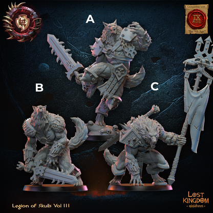 Mooncurse Forsaken Command Group | Legion of Skulls | Lost Kingdom Miniatures