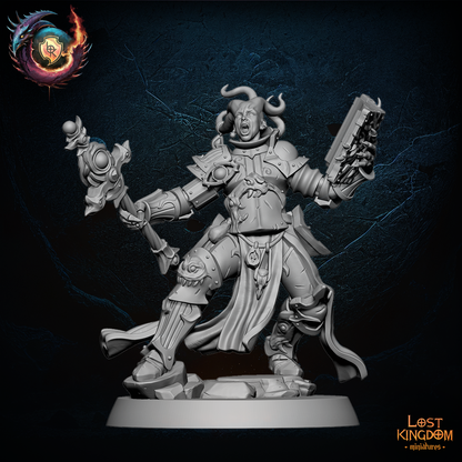 Chaos Magus on Demon Disk | Several Model Variants | Transfiguration Forces | Lost Kingdom Miniatures | Kings of War | Tabletop