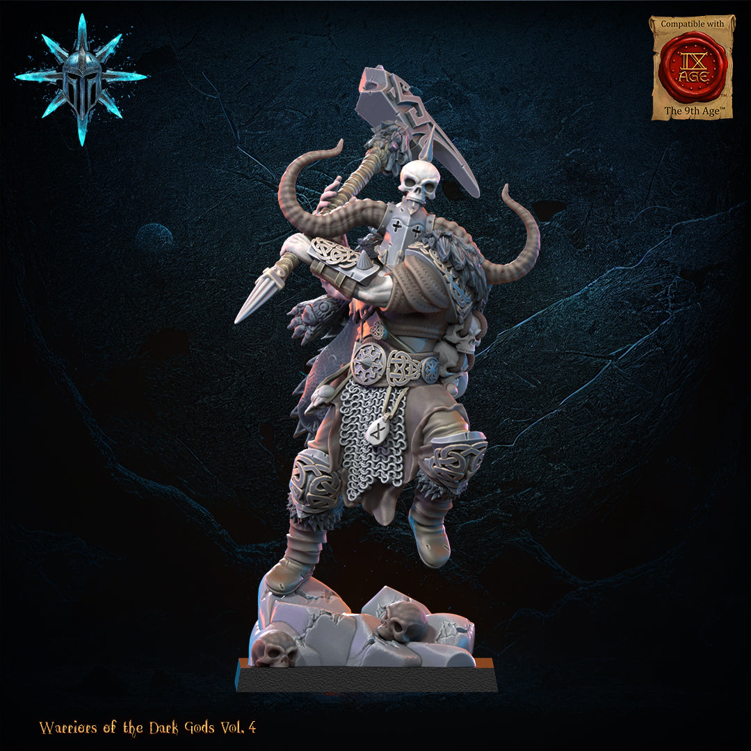 Heavy Weapon Barbarian Chief | Warriors of the Dark Gods | Lost Kingdom Miniatures