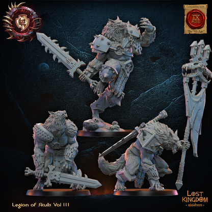 Mooncurse Forsaken Command Group | Legion of Skulls | Lost Kingdom Miniatures