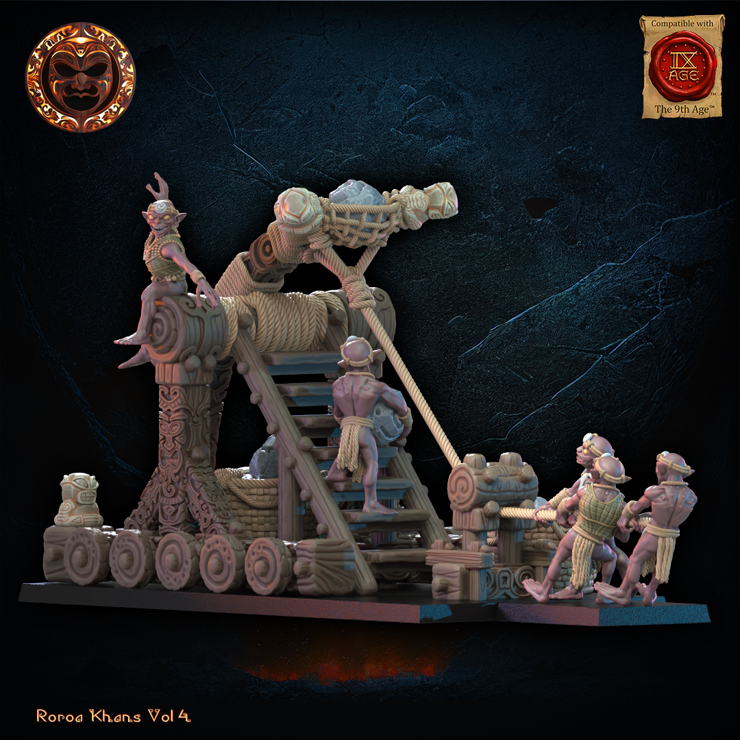 Yarablin Catapult | Roroa Khans | Lost Kingdom Miniatures