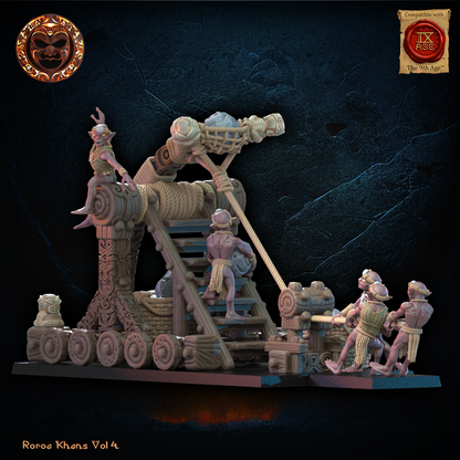 Yarablin Catapult | Roroa Khans | Lost Kingdom Miniatures