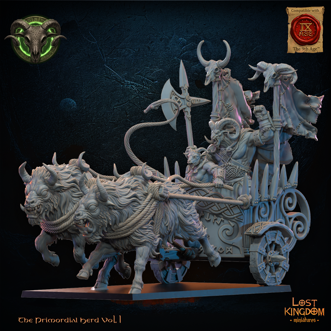 Aitzgor, Wildhorn Chieftain on Chariot