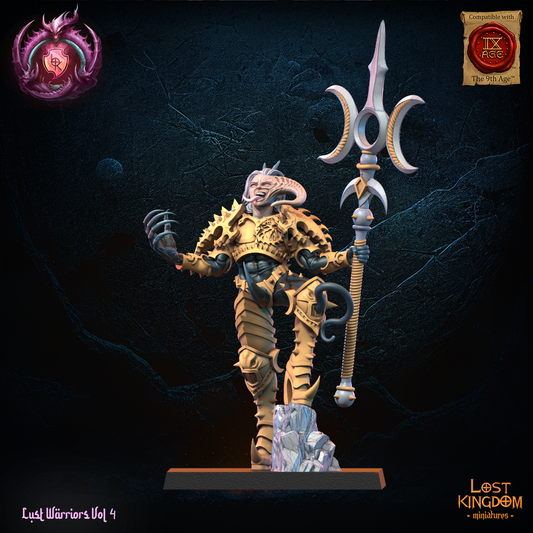 Aurenis, Lust Chosen Chaos Lord | Sons of Depravation | Lost Kingdom Miniatures