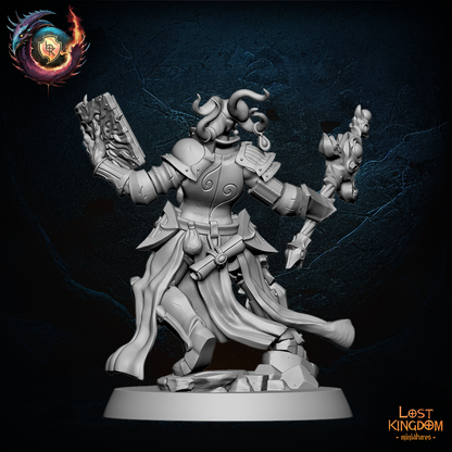 Chaos Magus on Demon Disk | Several Model Variants | Transfiguration Forces | Lost Kingdom Miniatures | Kings of War | Tabletop