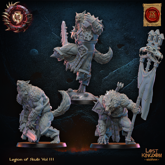 Mooncurse Forsaken Command Group | Legion of Skulls | Lost Kingdom Miniatures