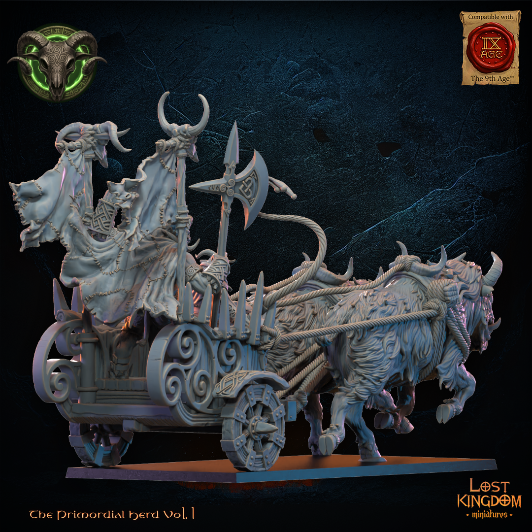 Aitzgor, Wildhorn Chieftain on Chariot