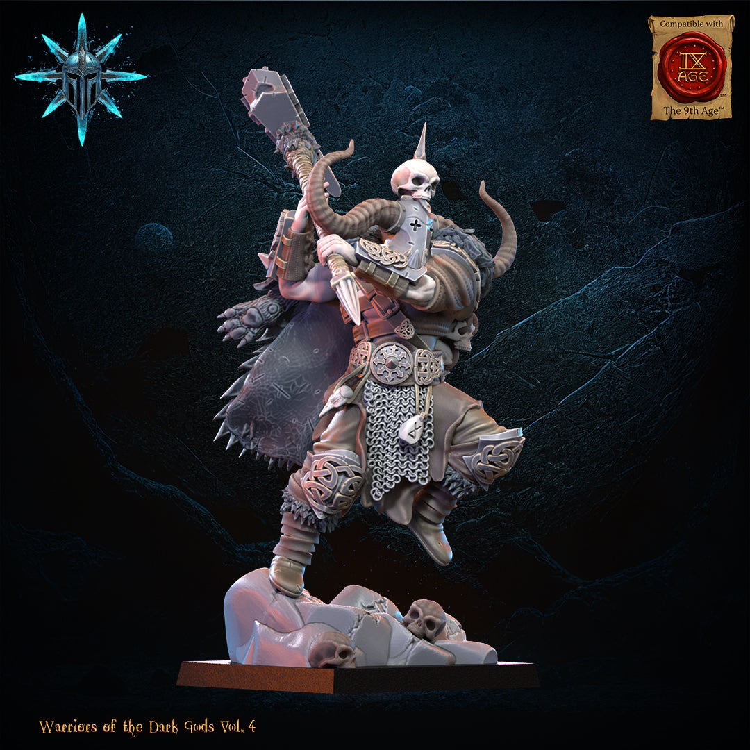 Heavy Weapon Barbarian Chief | Warriors of the Dark Gods | Lost Kingdom Miniatures