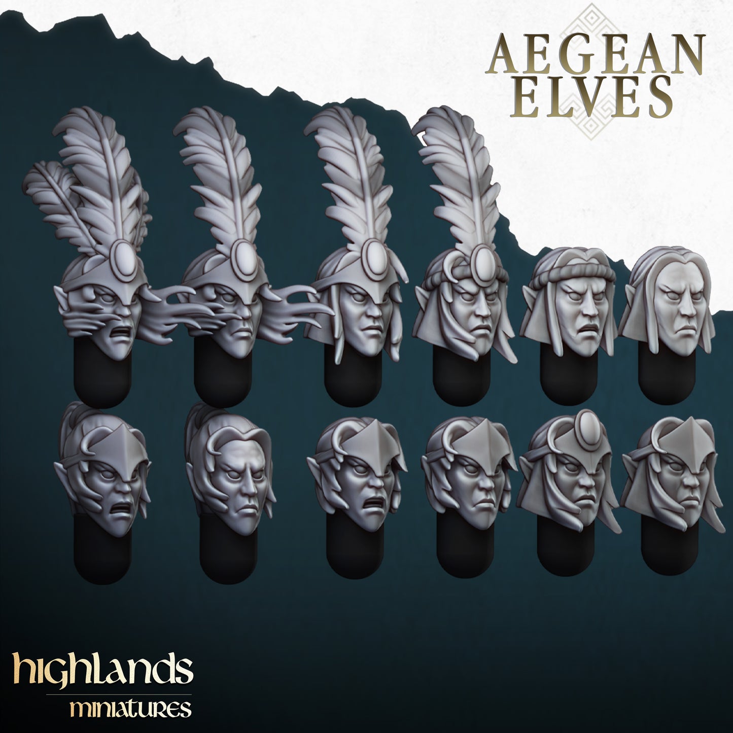 Aegean Elves Archers | Highlands Miniatures