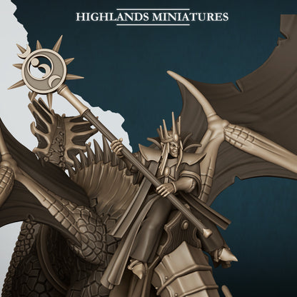 Aegean Dragon (Prince or Mage Rider) | Aegean Elves | Highlands Miniatures