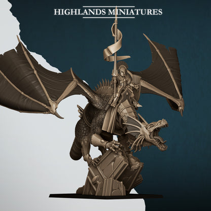 Aegean Dragon (Prince or Mage Rider) | Aegean Elves | Highlands Miniatures