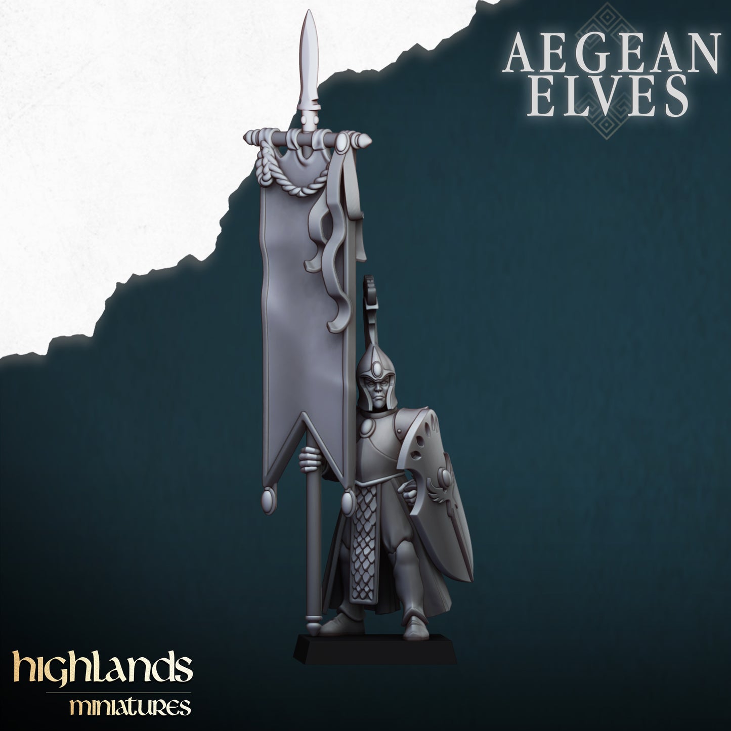 Aegean Elves Spearmen | Highlands Miniatures